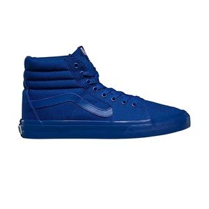 Women’s Sz 7 Vans Sk8 Hi Mono 'True Blue'